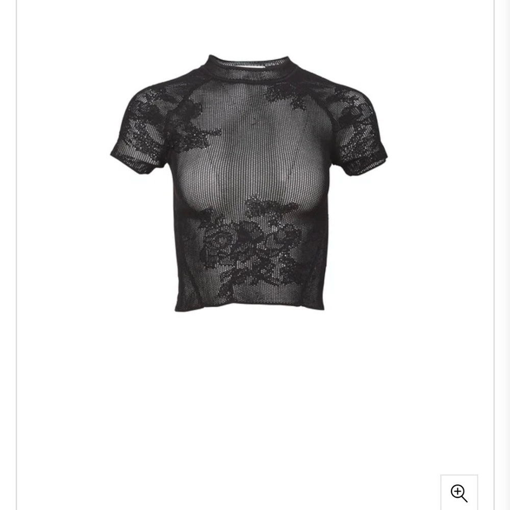Fleur du Mal Lace Pointelle Tee